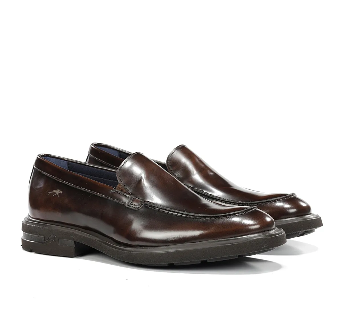 Fluchos Belgas F1223 mocassini uomo marrone pelle