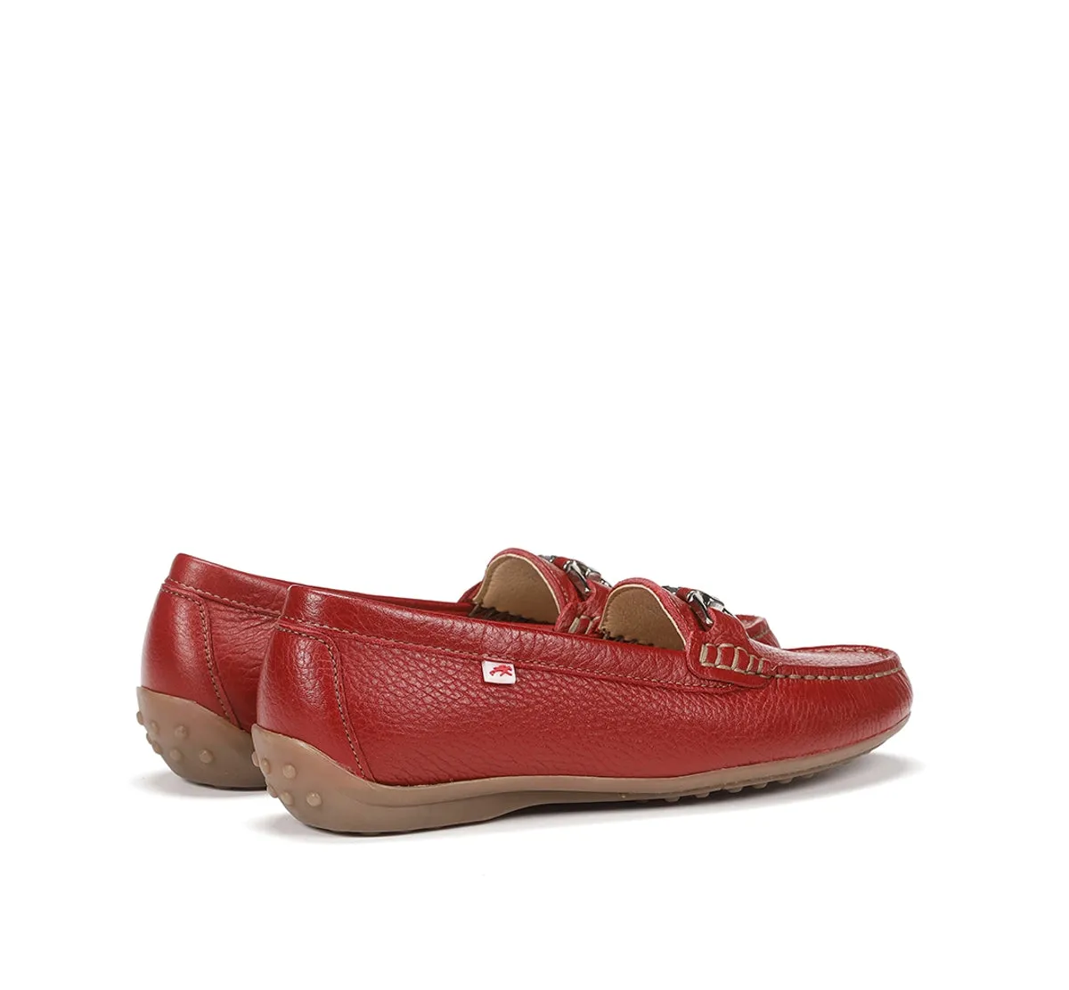 Fluchos Bruni F0804 Mocassini Donna Rossi Pelle