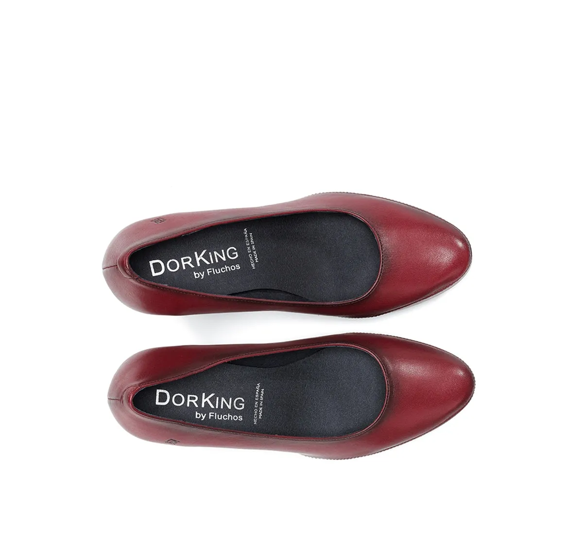 Dorking Blesa D5794 scarpe donna bordeaux tacco