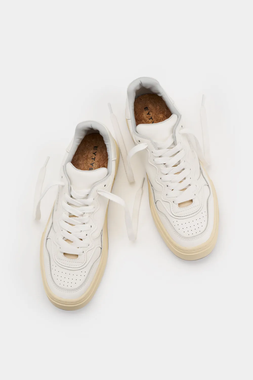 Eytys Trophy sneakers pelle bianca suola bassa