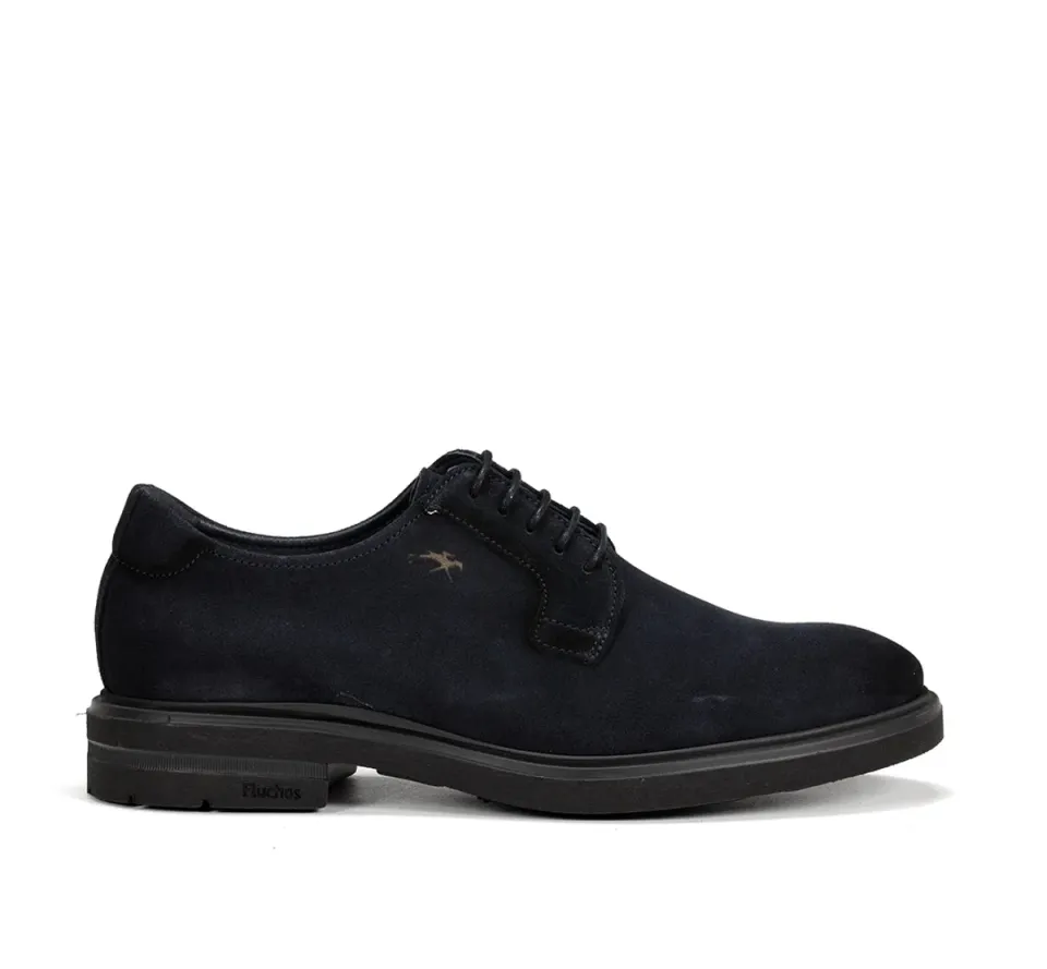 Fluchos Belgas F0631 scarpa blu uomo pelle classica