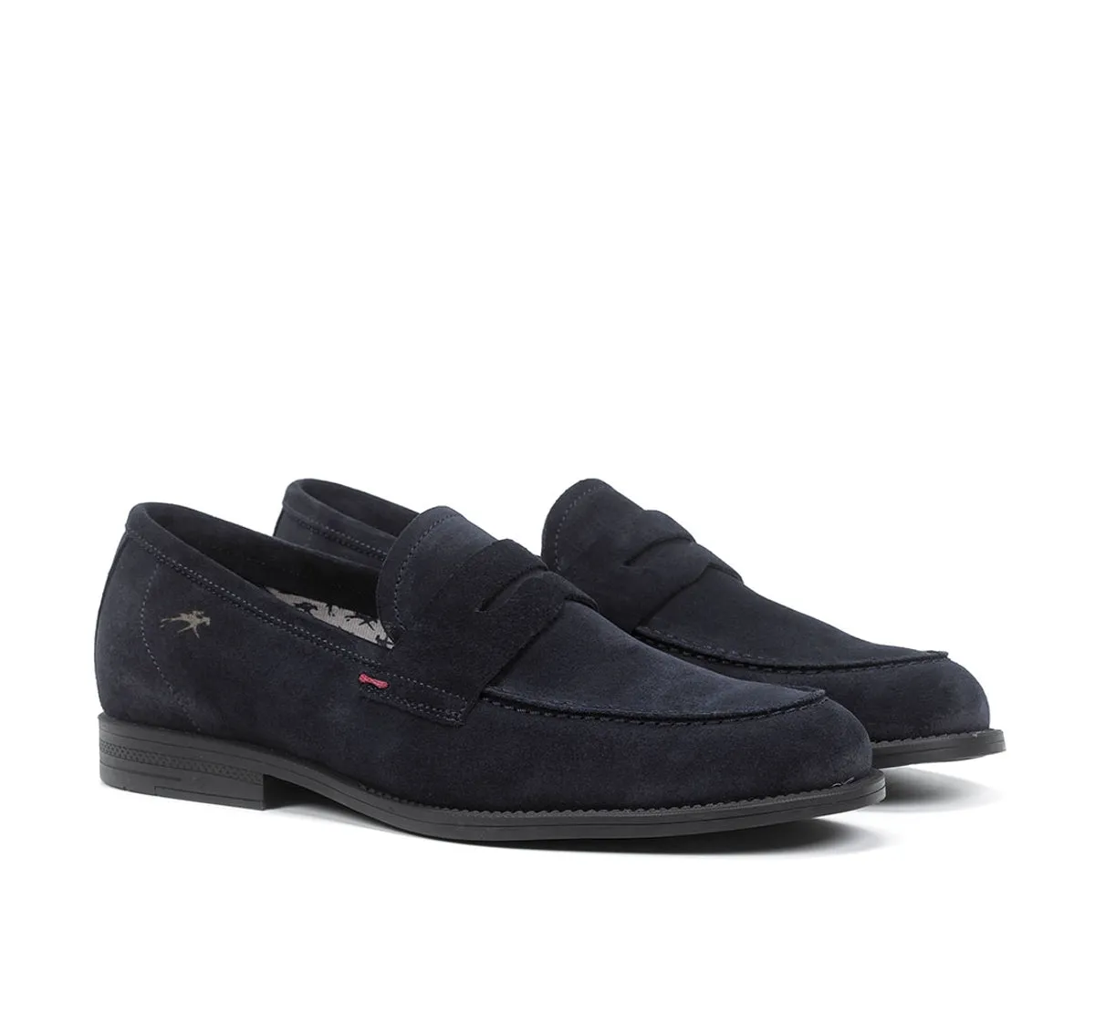Fluchos Henri F0824 mocassino blu pelle uomo