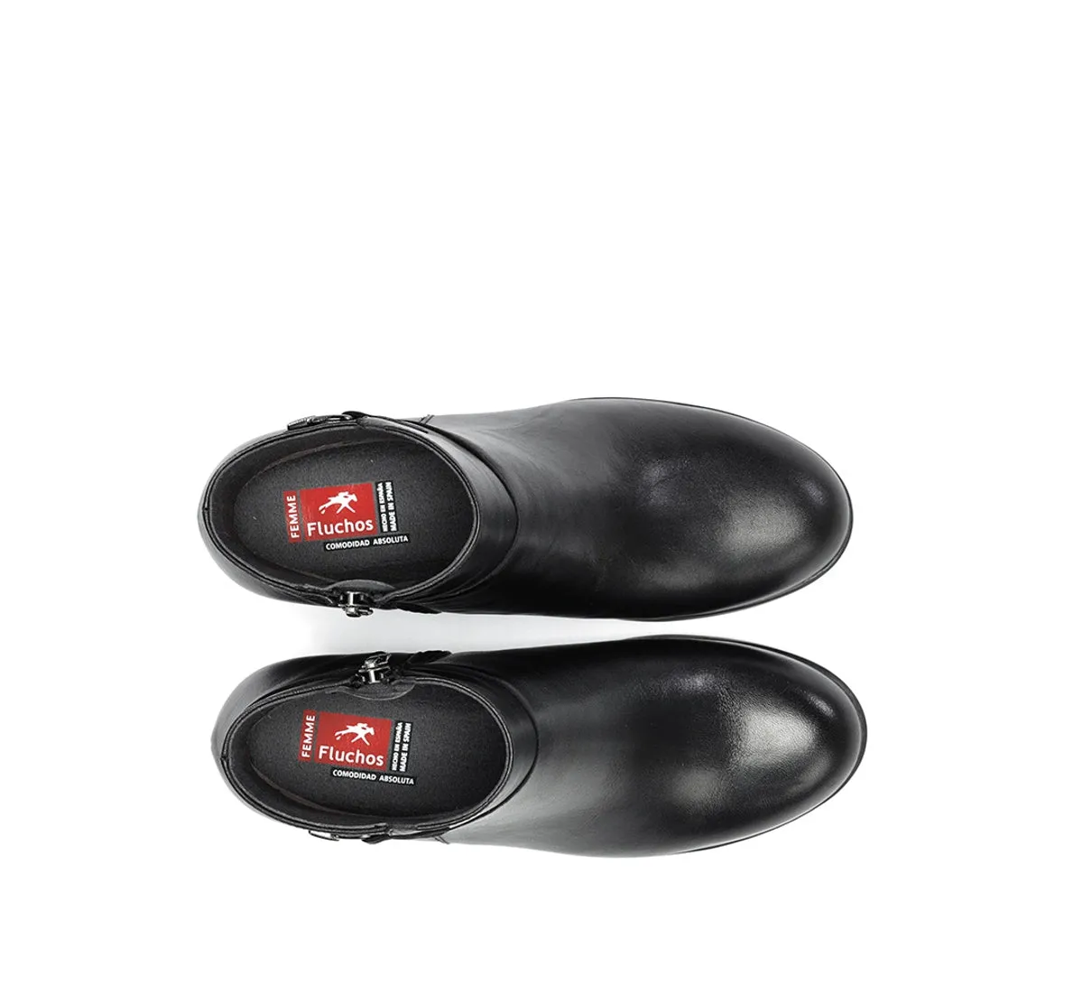 Fluchos Aliss F2240 stivaletto donna nero casual pelle