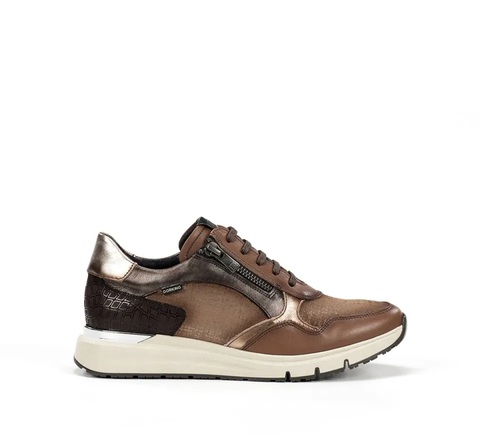 Fluchos Serena D9213 Sneaker Donna Tortora Comode