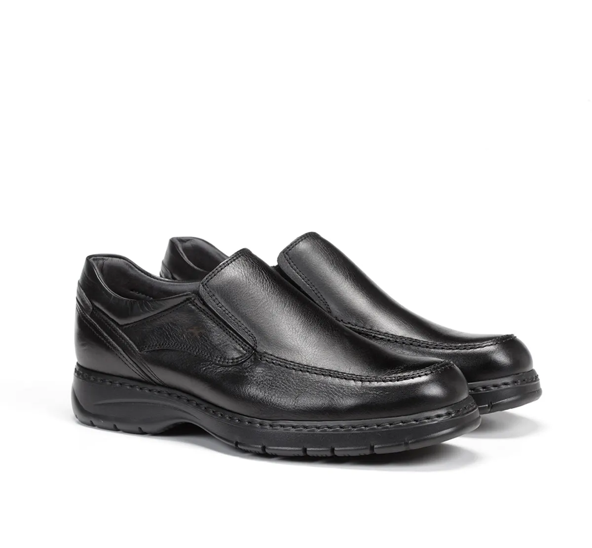 Fluchos Crono 9144 slip on uomo nere comode