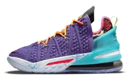 Nike LeBron 18 scarpe basket uomo viola 47,5