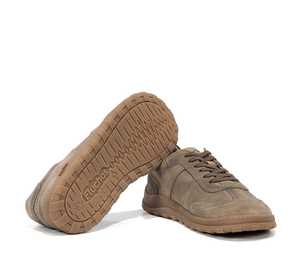 Fluchos Jerry F2502 sneakers uomo beige pianta larga