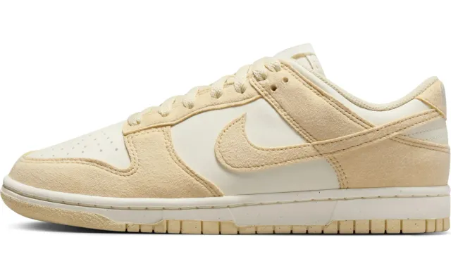 Nike Dunk Low sneakers donna 38 EU beige in pelle