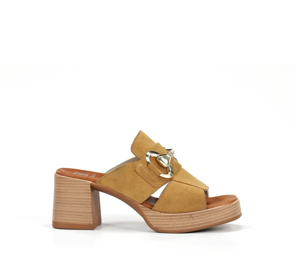 Fluchos Diamond D9284 sandali donna marrone tacco