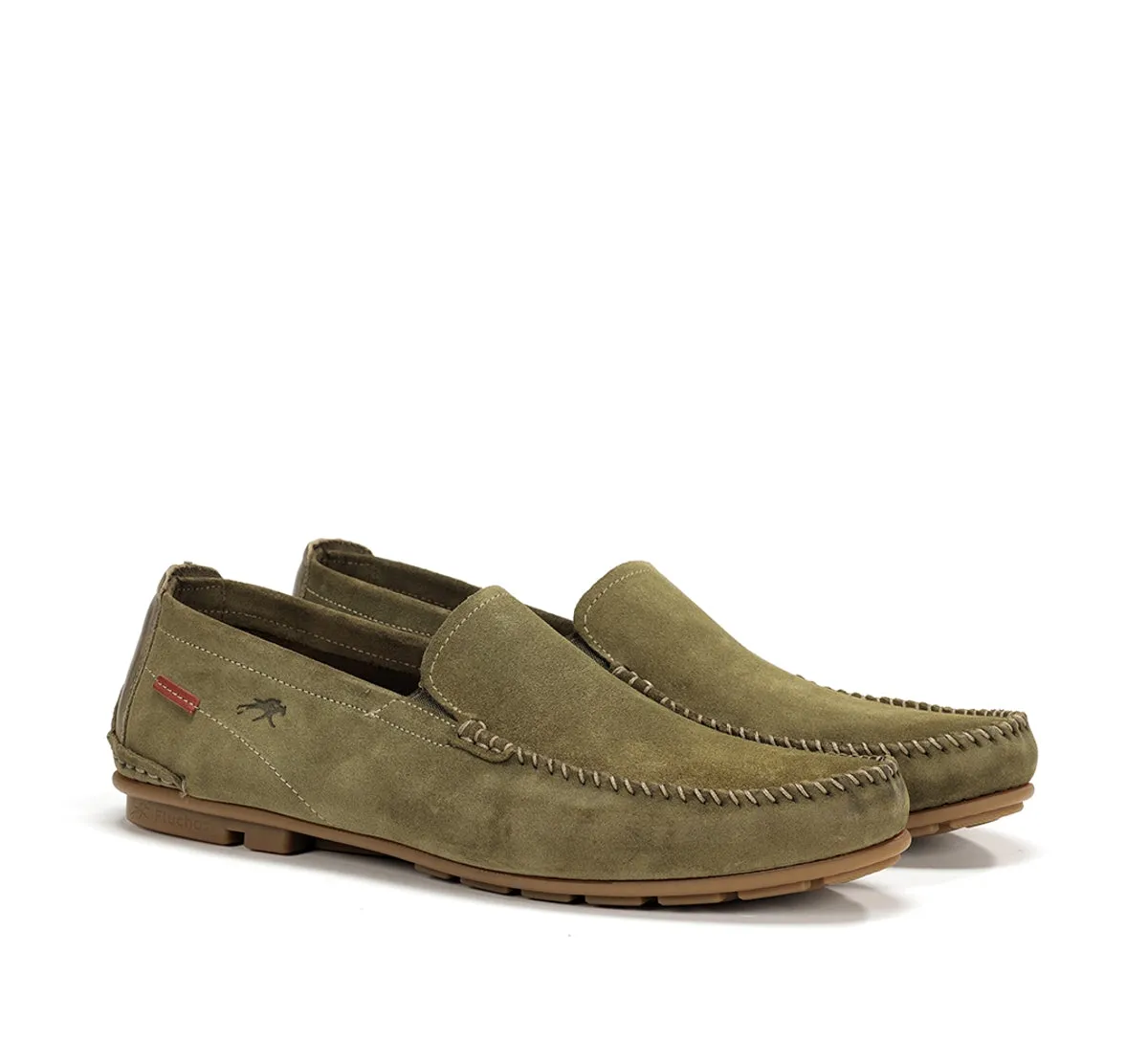 Fluchos Dorian F1091 mocassini uomo verde