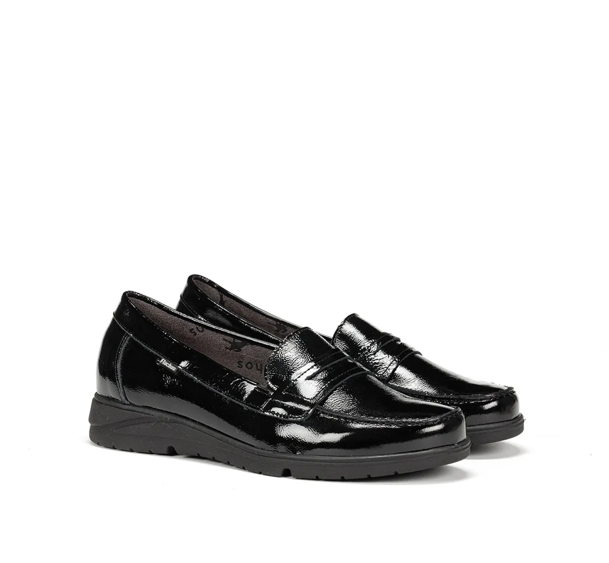 Fluchos Styll F1835 mocassini donna neri comodi