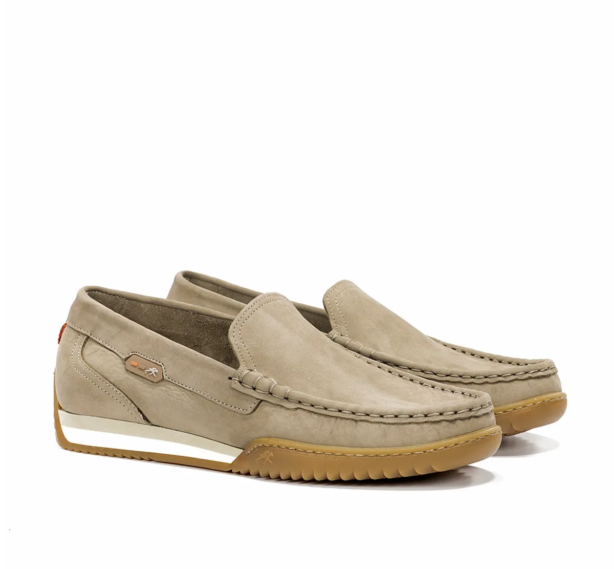 Fluchos Bruno F24342 mocassino uomo taupe casual