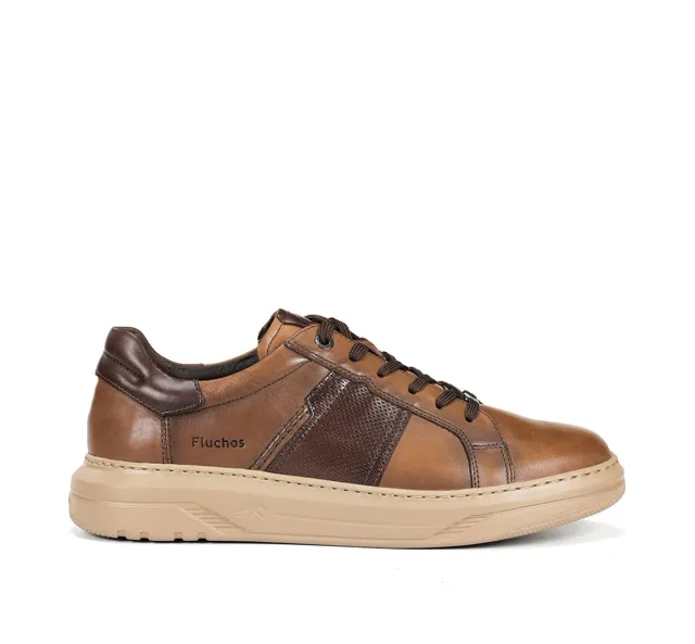 Fluchos Boston F2043 sneakers uomo marroni casual