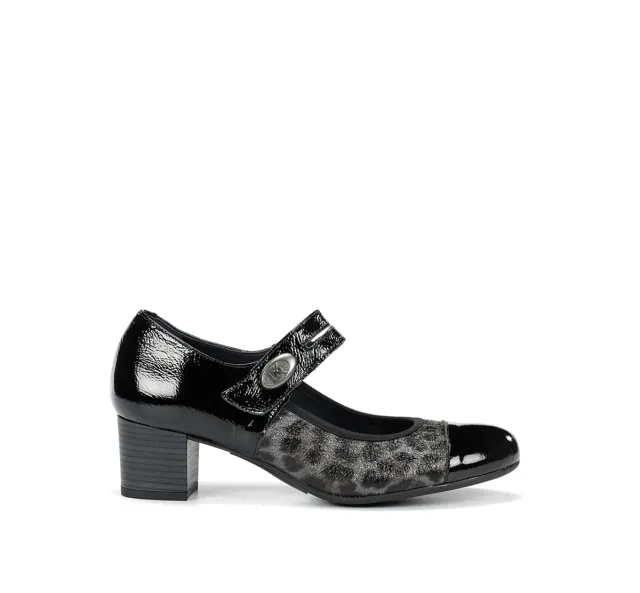 Dorking Geminis D8637 decollete donna nere tacco medio