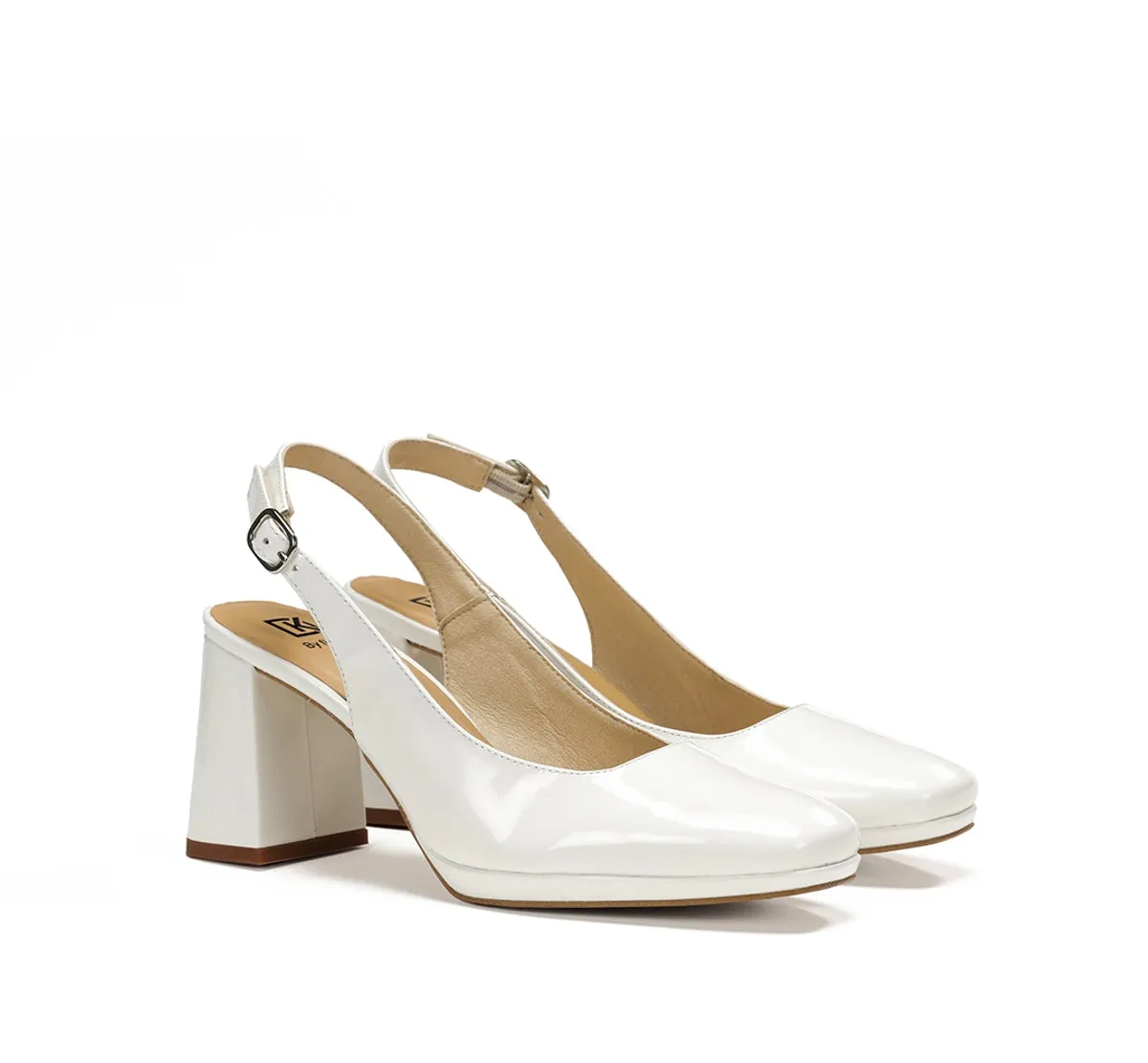 Dorking Karla D9262 scarpe donna bianche tacco