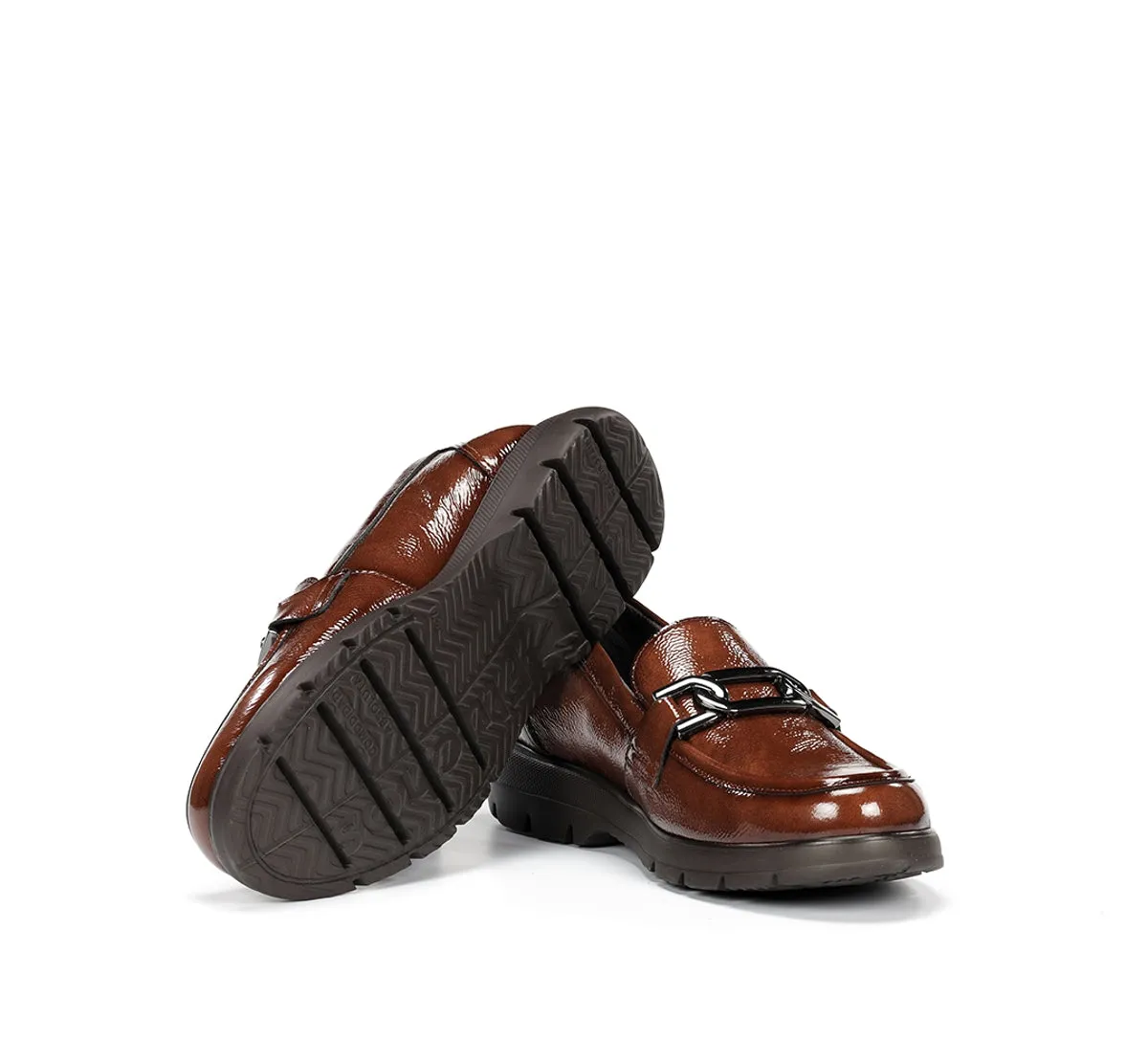 Fluchos Gladis F1794 mocassini donna marroni leggeri