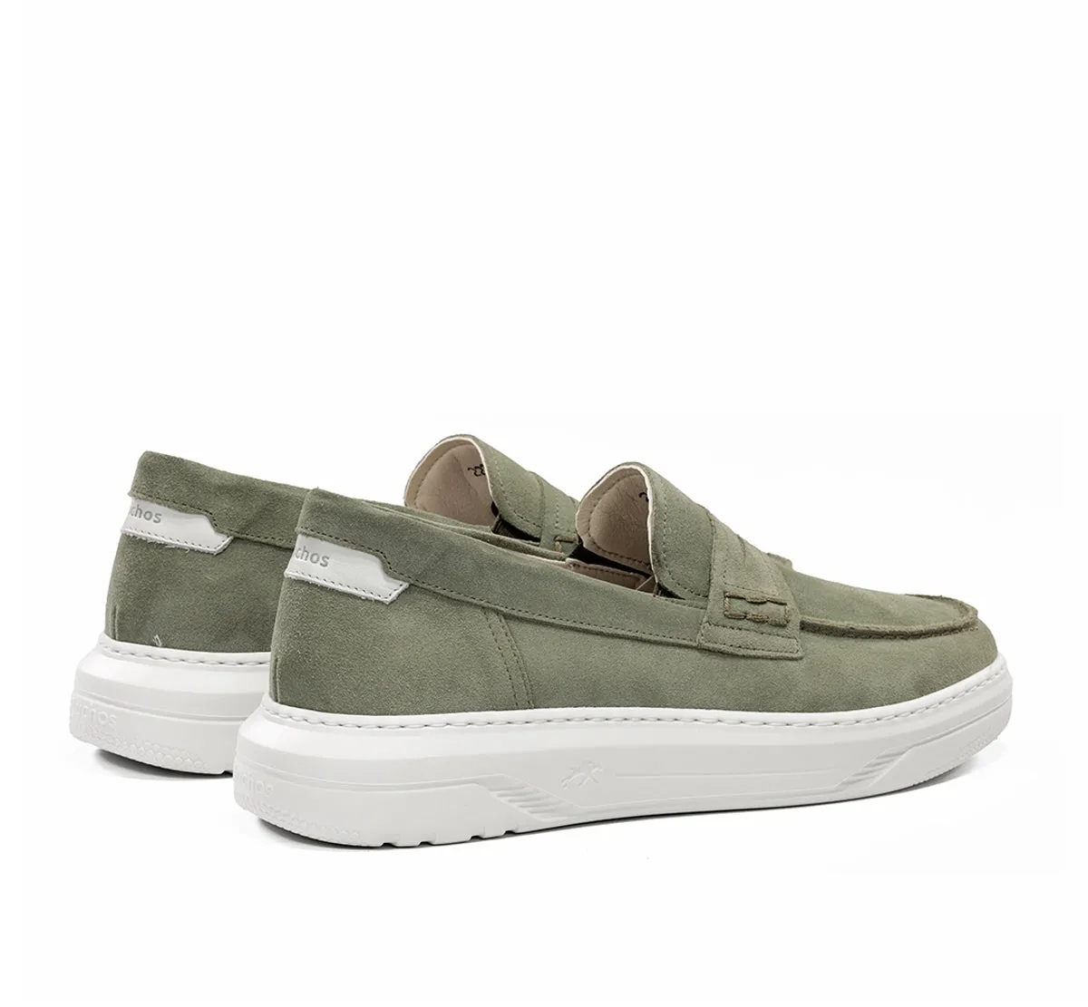 Fluchos Boston F2224 mocassini uomo verde leggeri