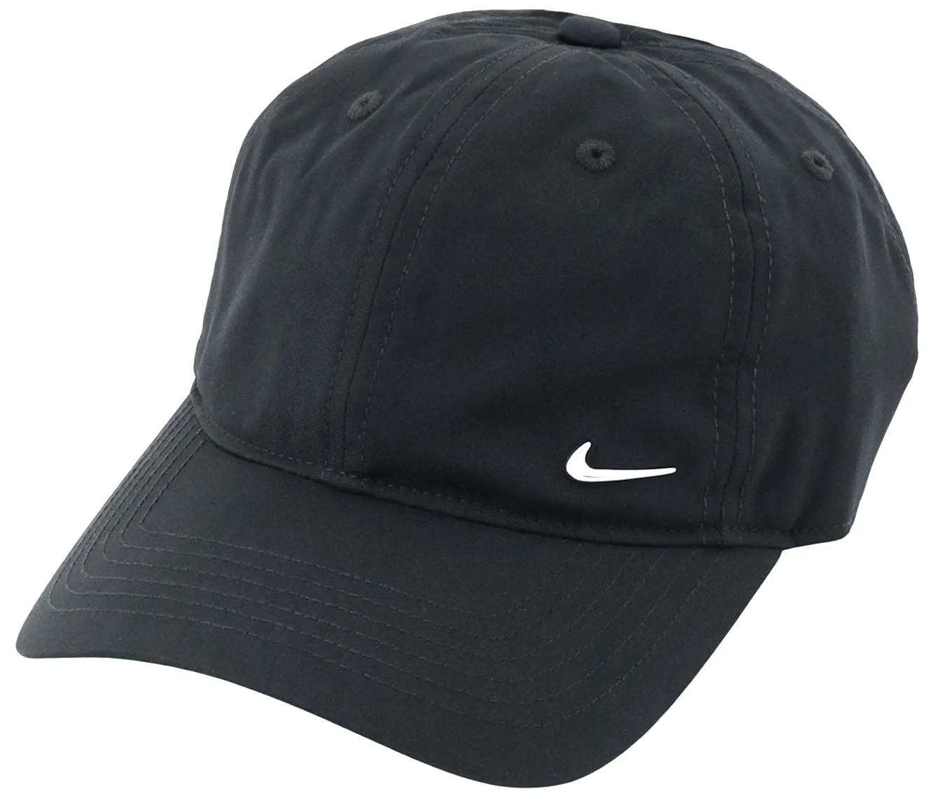 Nike Dri-Fit Metal Swoosh cappellino bambino bianco regolabile