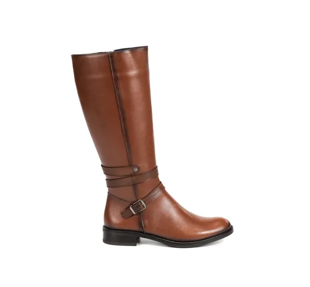 Fluchos Tierra D9532 stivale marrone linee femminili