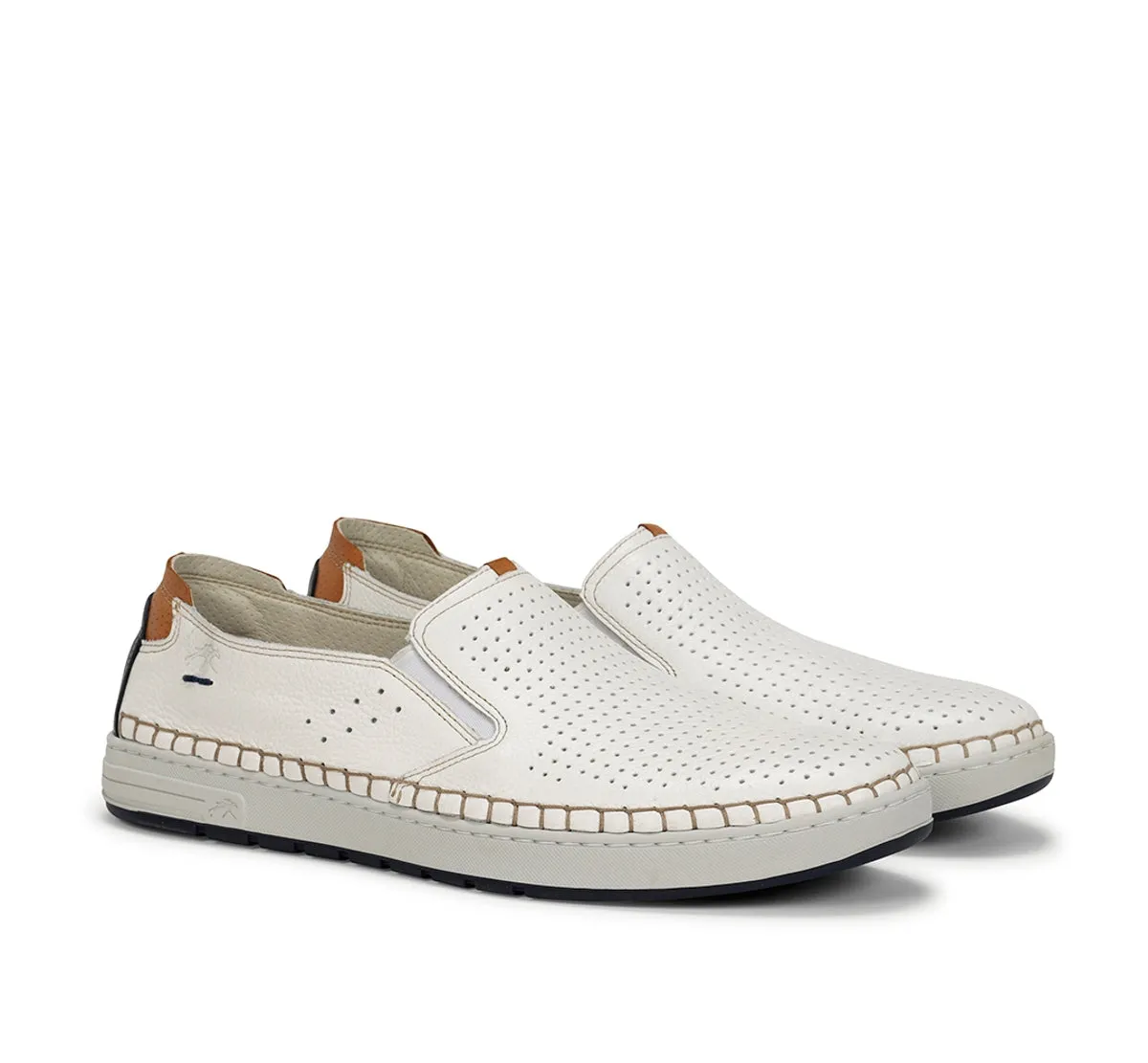 Fluchos Lester F1719 Slip On Uomo Bianche Sportive