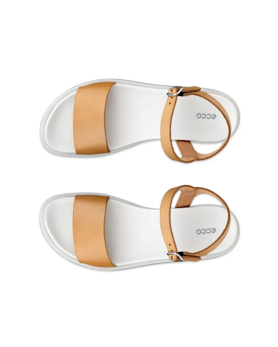 Ecco Flowt sandali donna neri eleganti tre fasce