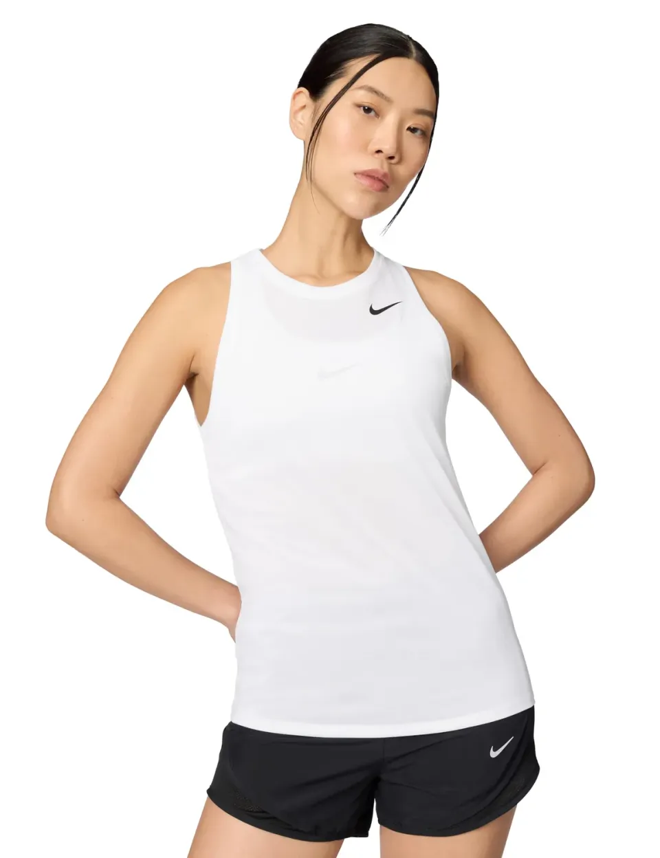 Nike NSW Air canotta XS bianco nero cotone