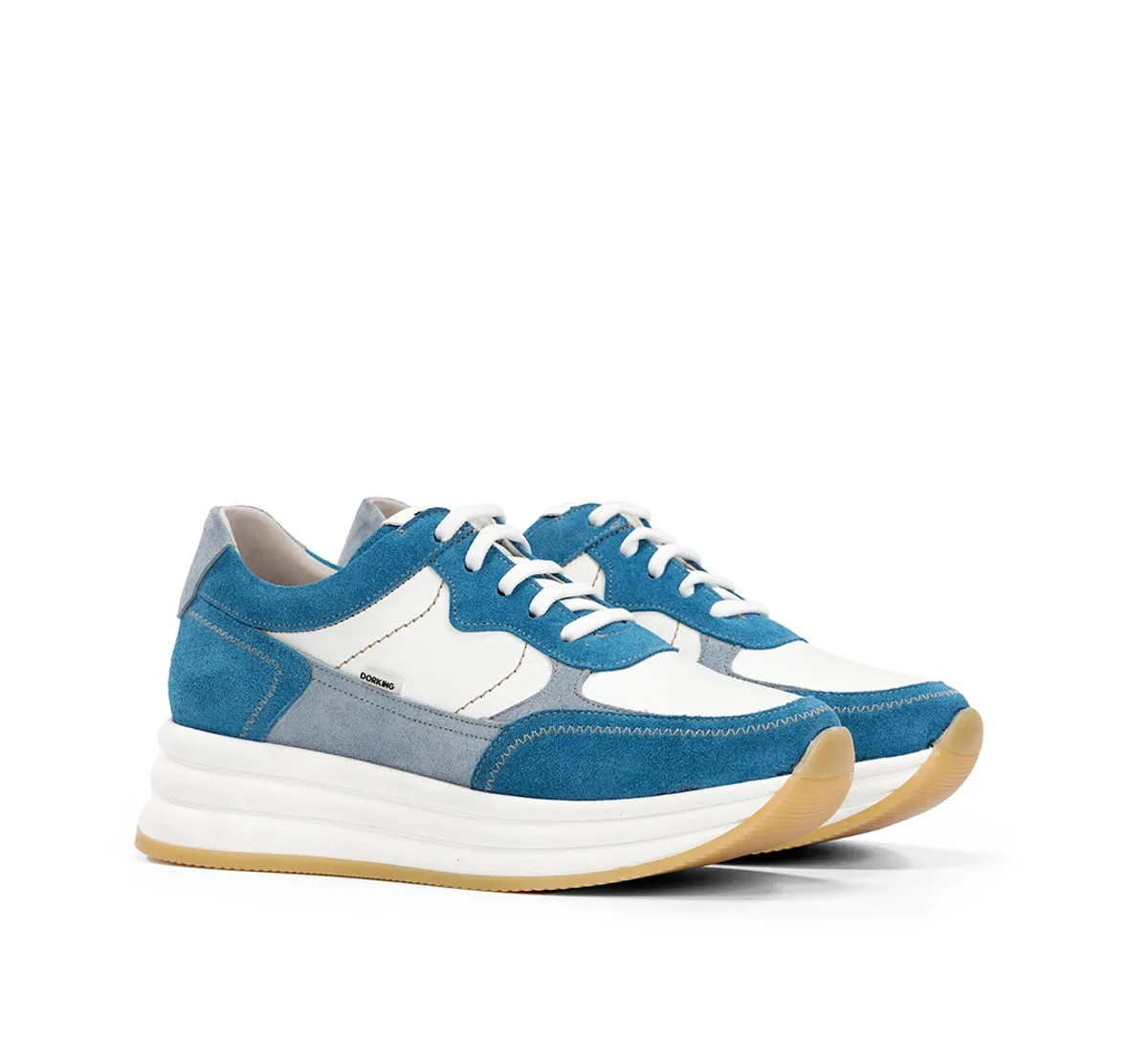 Fluchos Draz D9436 sneakers donna blu platform leggera