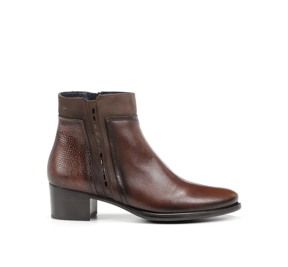 Fluchos Alegria D8271 tronchetto donna marrone zip