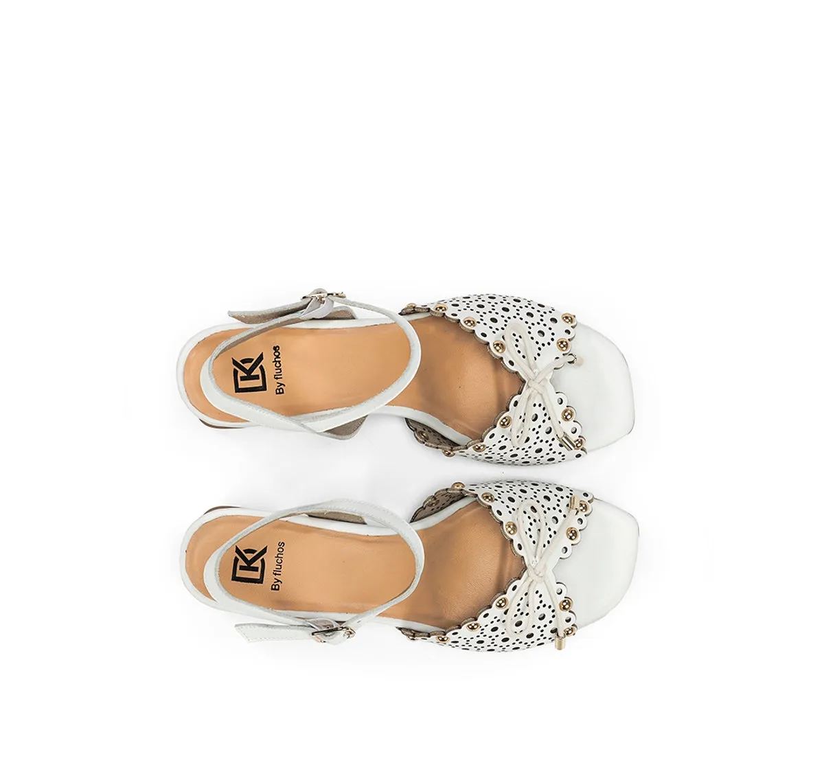 Dorking Larus D9457 sandali donna bianchi
