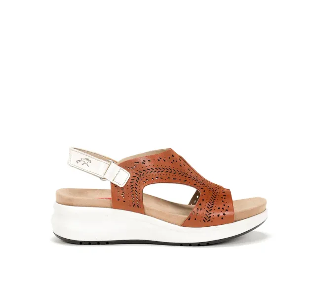 Fluchos Yagon F1481 sandali donna marroni flessibili