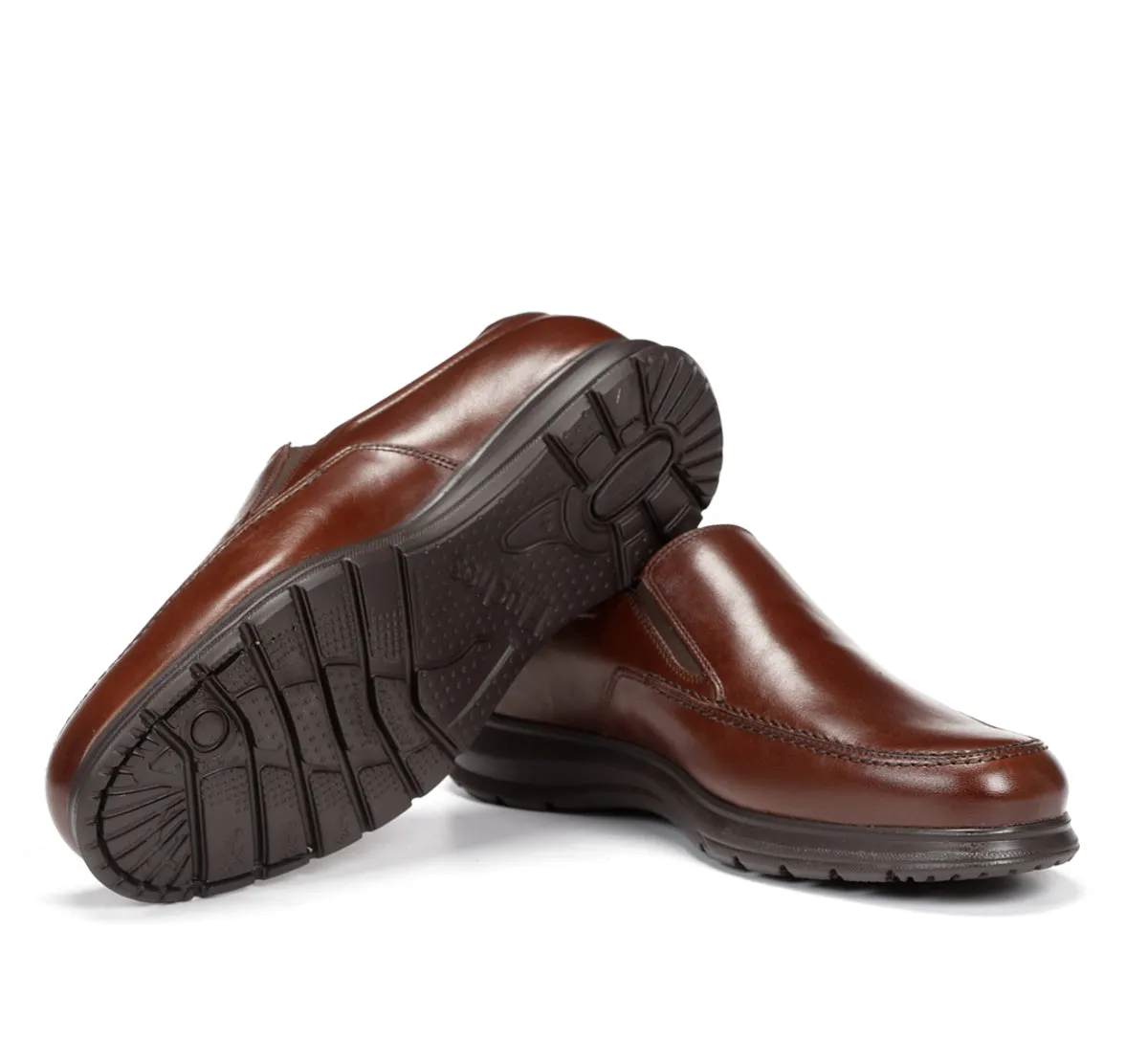 Fluchos Zeta F0603 mocassini uomo marroni slip on