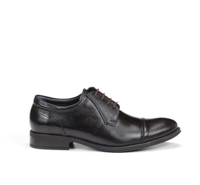 Fluchos Heracles 8412 scarpe uomo nere eleganti