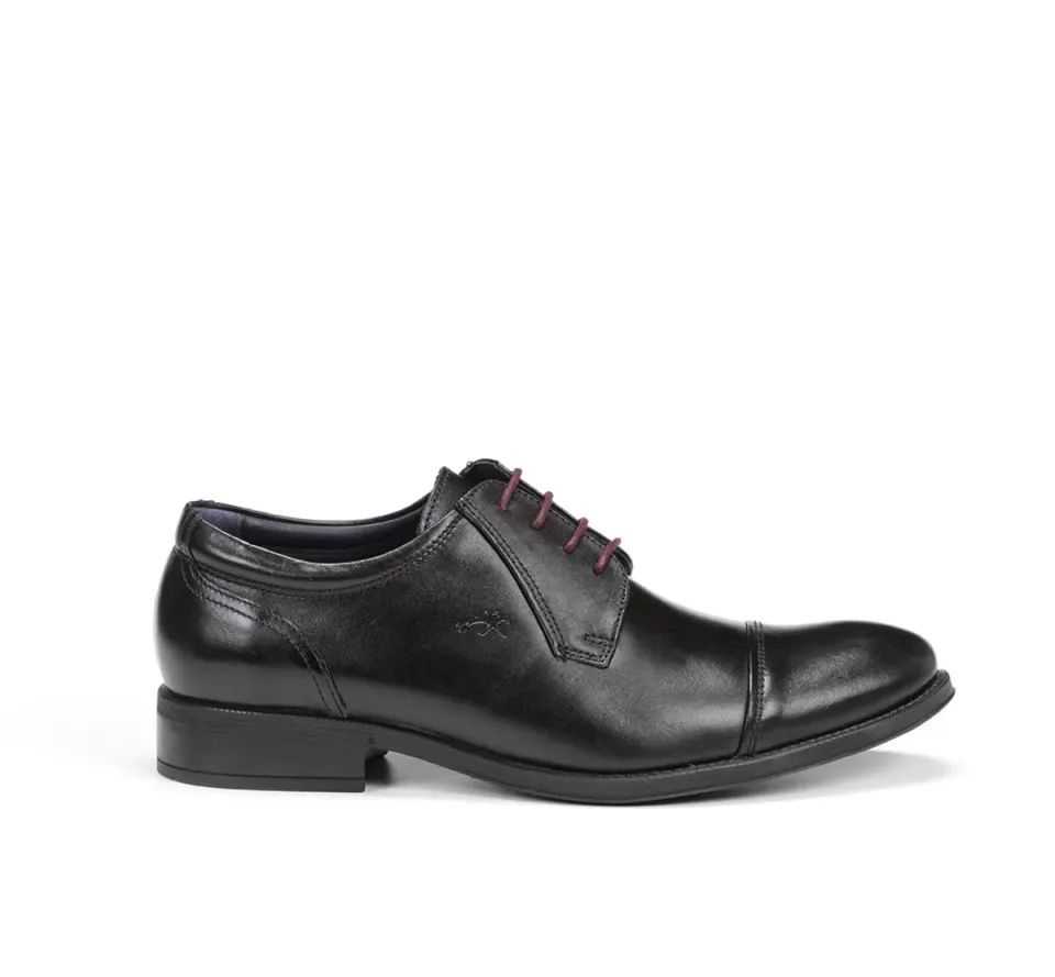 Fluchos Heracles 8412 scarpe uomo nere eleganti