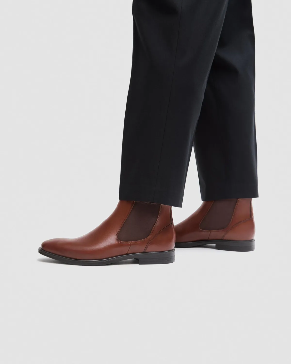 Ecco Melbourne Chelsea stivali uomo 41 EU nero pelle