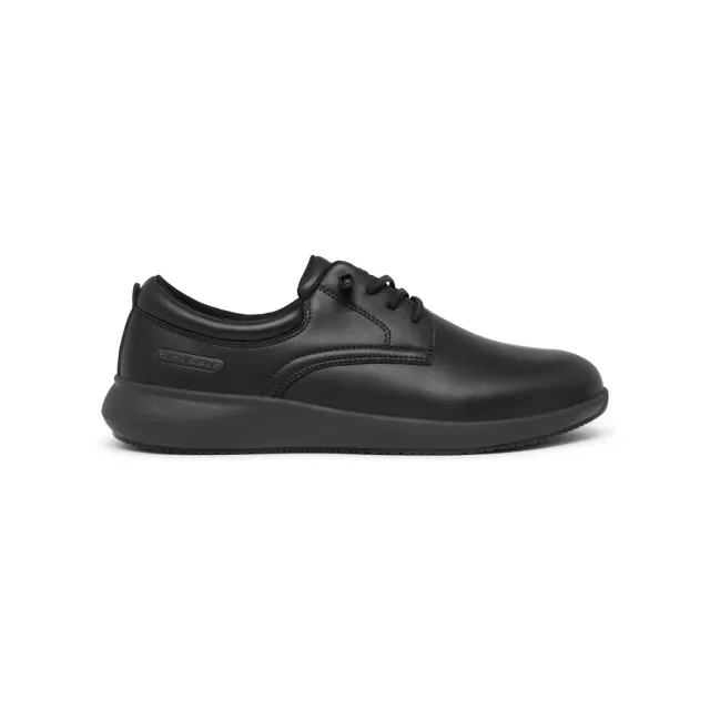 Suecos Skog scarpe lavoro nere stringhe elastiche