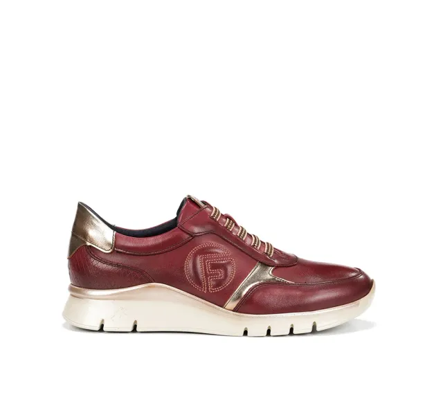 Fluchos Union F2074 Sneakers Donna Rosse Ampie