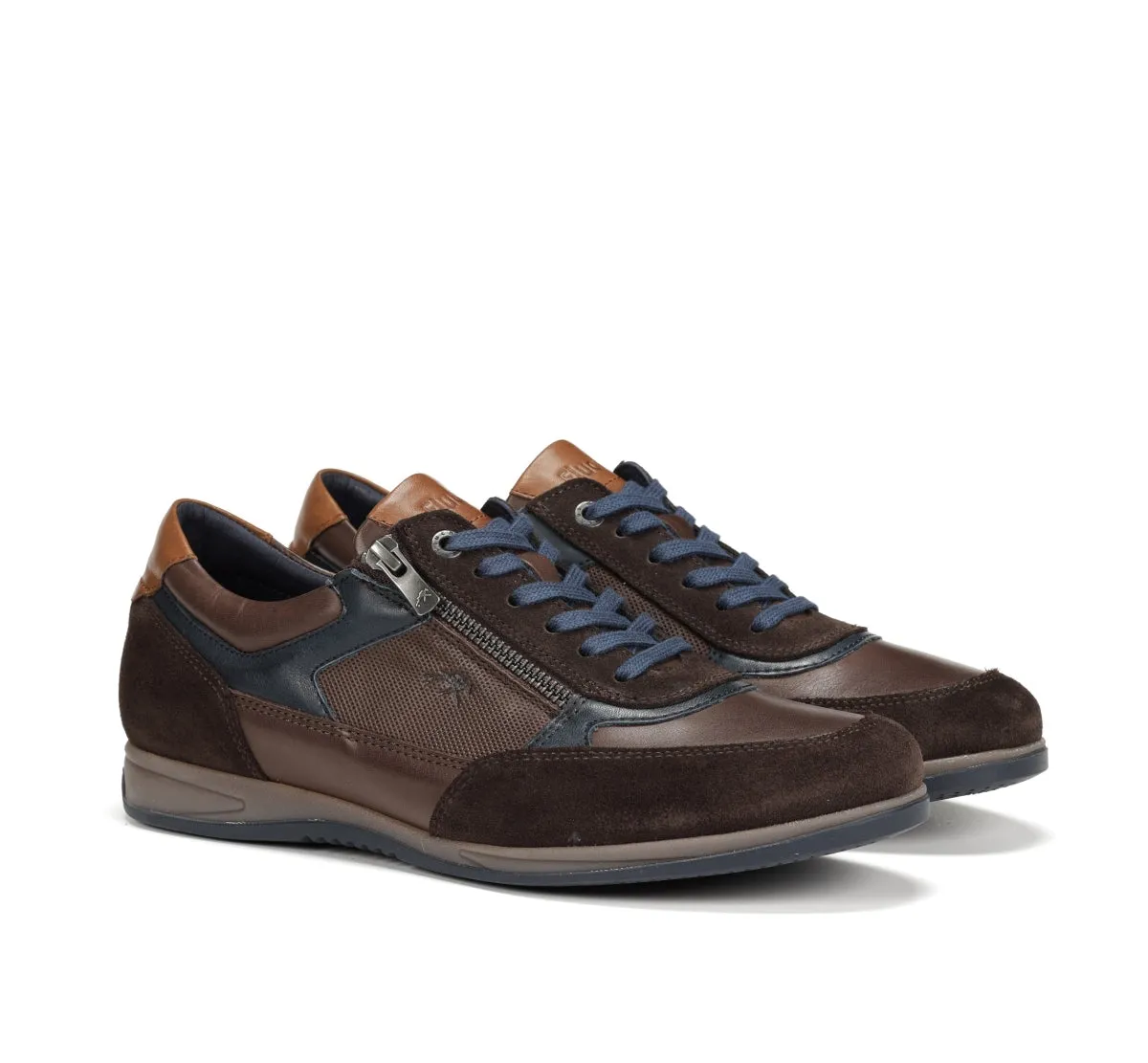 Fluchos Daniel F1288 sneakers uomo marroni casual