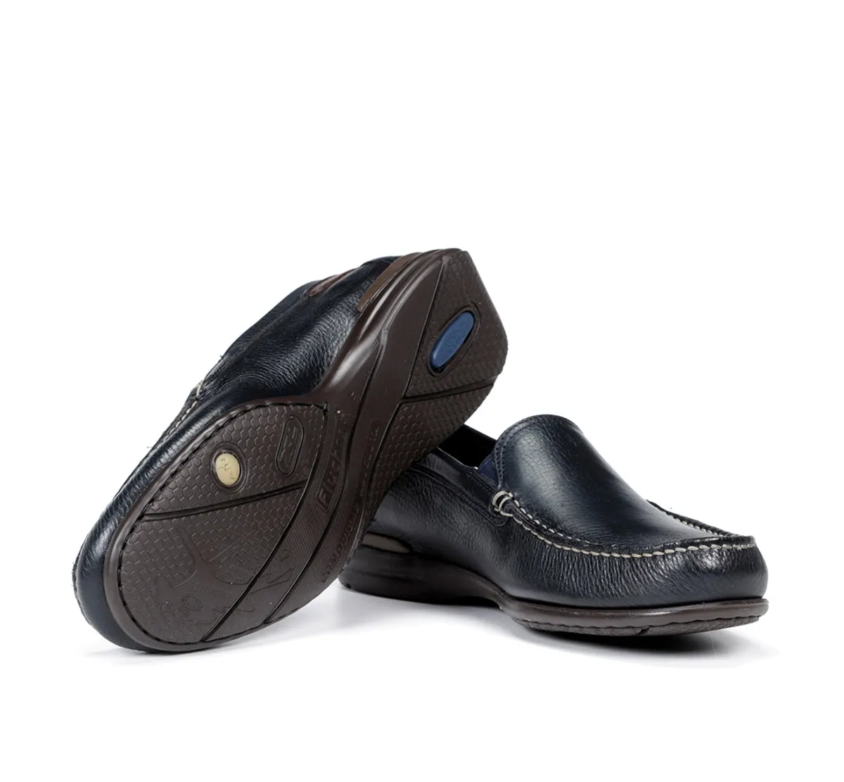 Fluchos Orion 8682 Mocassini Uomo Blu in Pelle