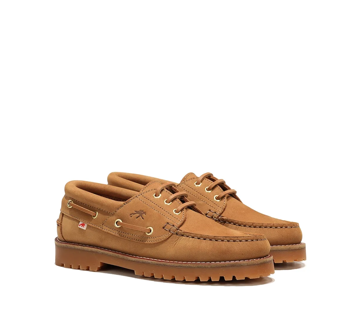 Fluchos Scott F0053 Scarpe Barca Donna Marrone