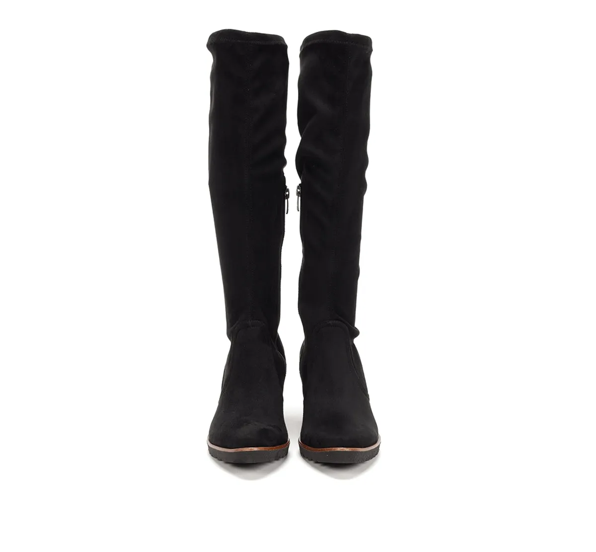 Fluchos Thais D7890 stivale donna nero con tacco