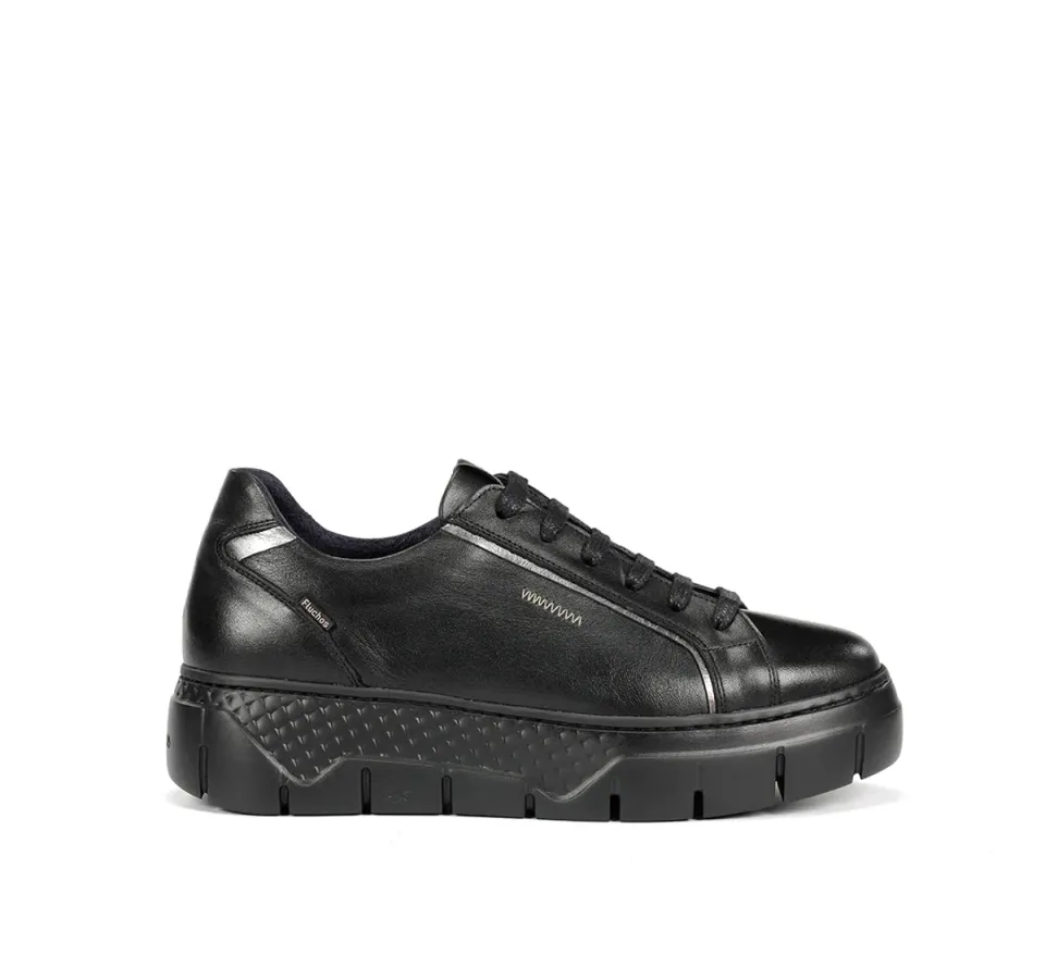 Fluchos Ilia F2305 sneakers donna nere con zeppa