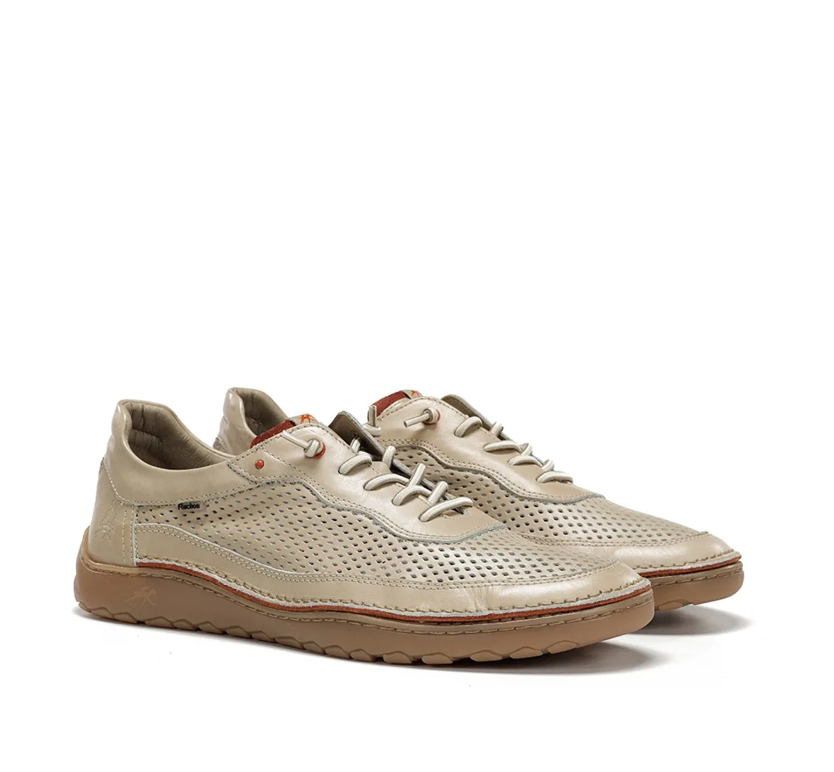 Fluchos Lenox F2219 sneakers uomo beige pianta larga