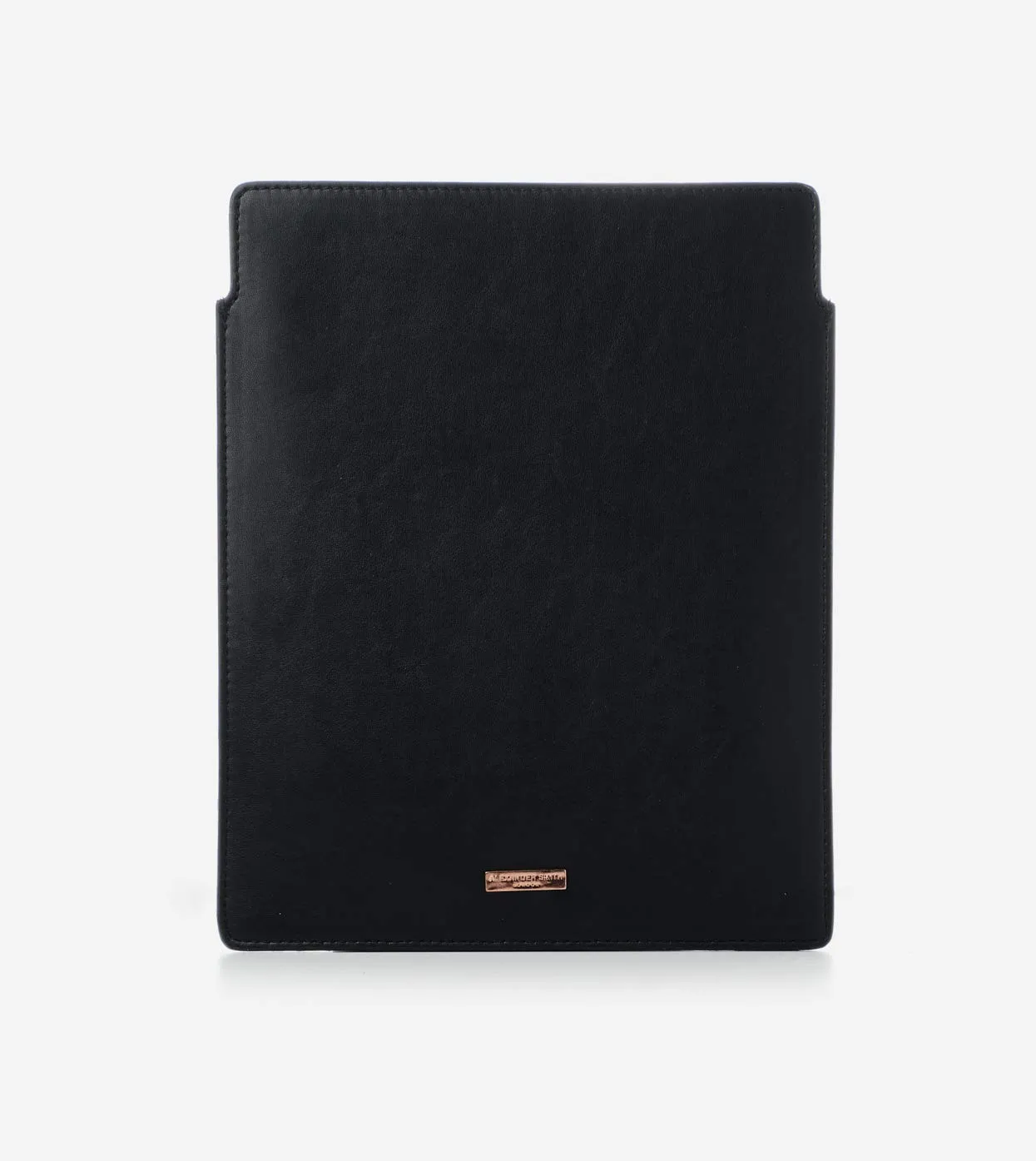 Alexander Smith Strass custodia tablet iPad nera 19,5x25 pelle