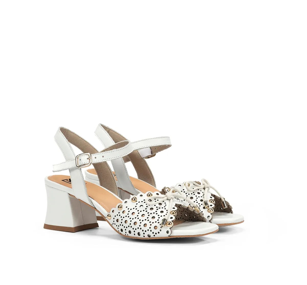 Dorking Larus D9457 sandali donna bianchi