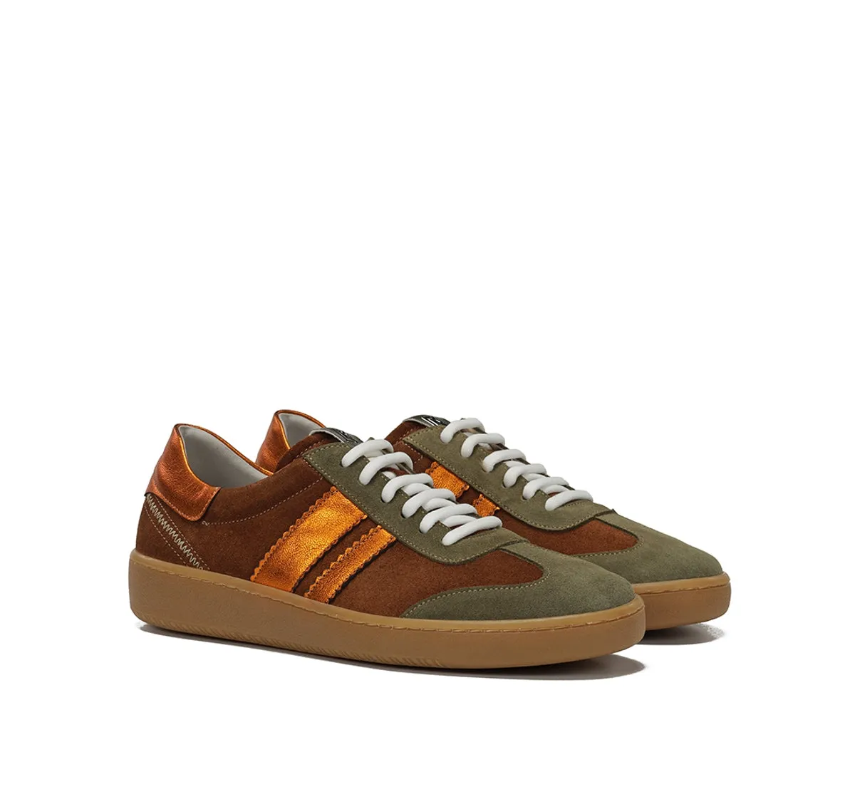Fluchos Lynn D9644 sneakers donna verdi velcro