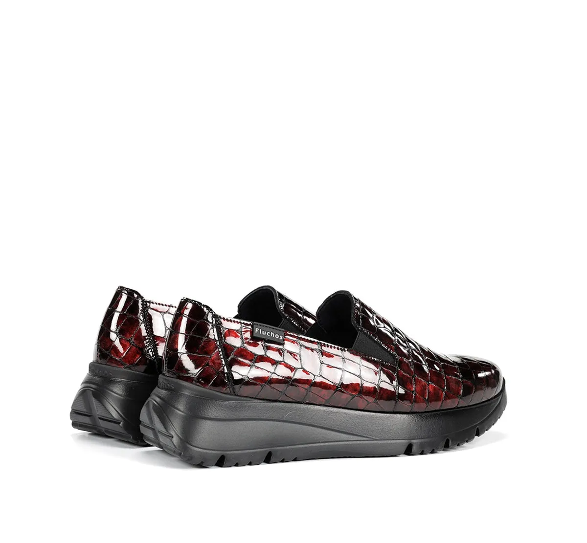 Fluchos Eira F2159 slip on donna rosso sportiva