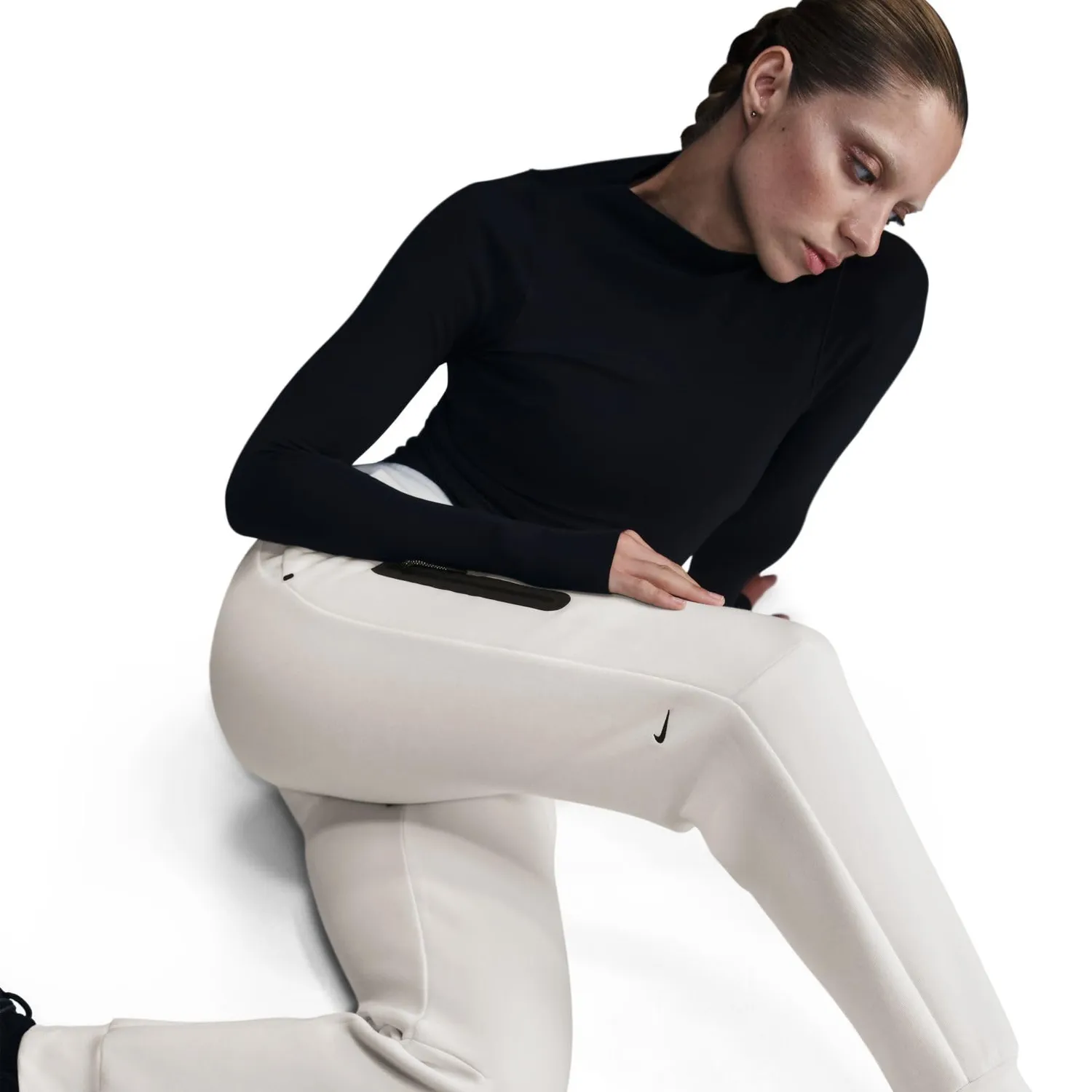 Nike Tech Fleece jogger donna vita media caldi