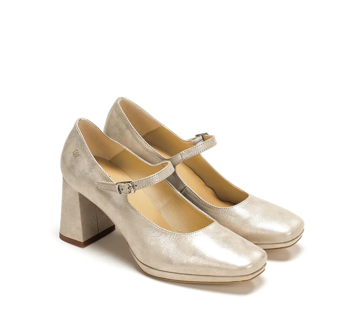 Fluchos Karla D9265 scarpa oro donna tacco