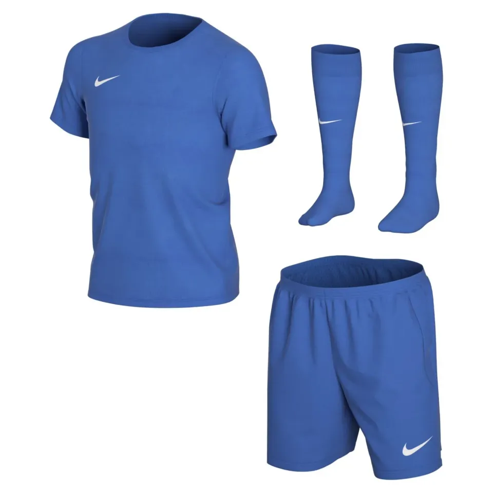 Nike Dri-Fit Park kit calcio bambino royal blue 3 pezzi