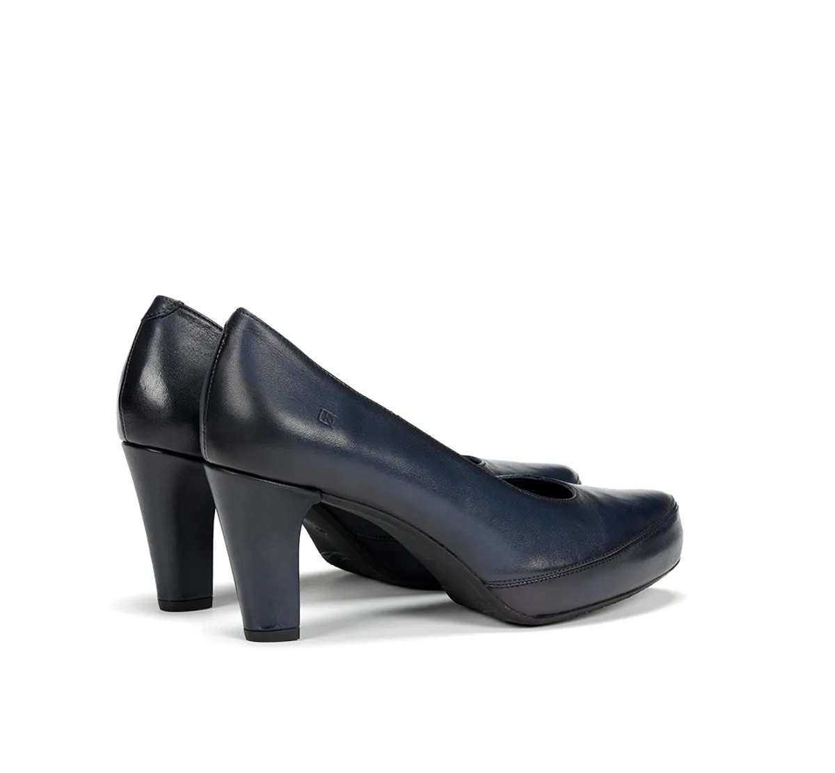 Fluchos Blesa D5794 scarpe donna blu tacco medio